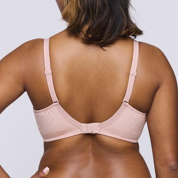 PrimaDonna Twist Vennera padded balcony wire bra B-H cup, color dusty pink
