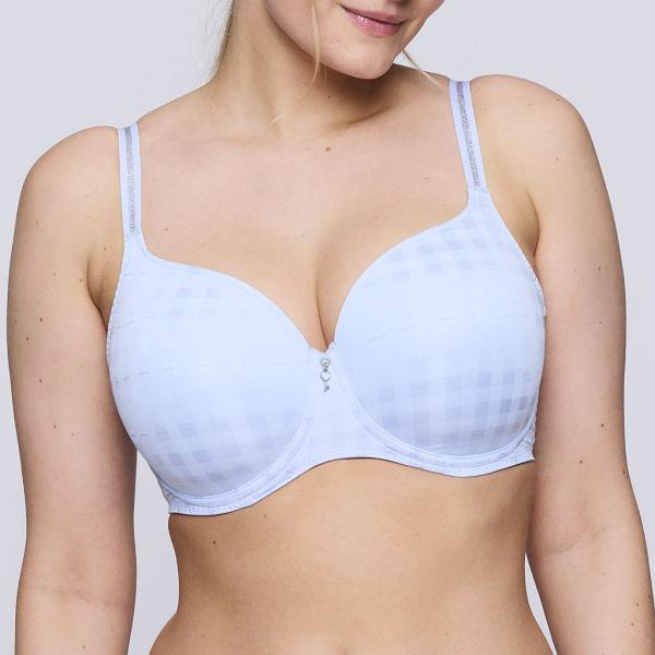 PrimaDonna Twist Chikone padded bra - heart shape C-H cup, color heaven blue