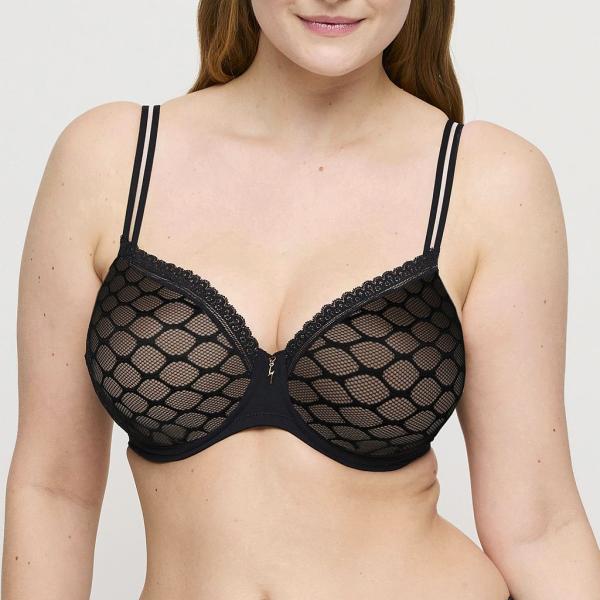 PrimaDonna Twist Nako Bügel BH unterlegt Herzform Cup C-G, Farbe schwarz