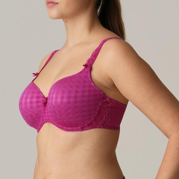 PrimaDonna Madison padded bra - heart shape C-D cup, color fuchsia fiesta