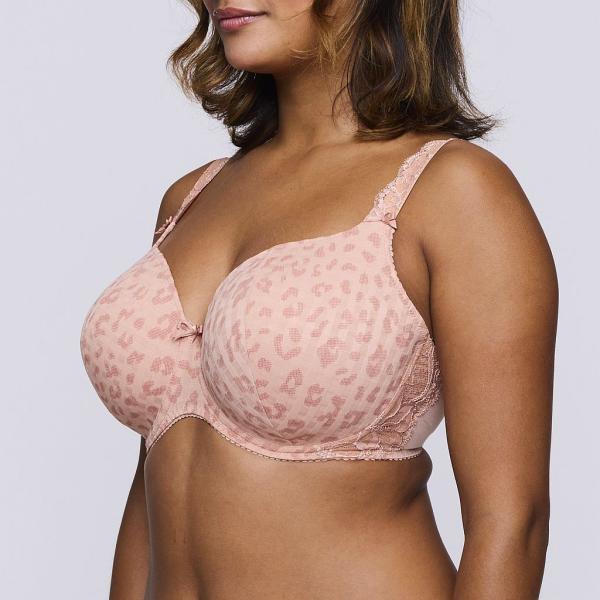 PrimaDonna Madison padded bra - heart shape E-G cup, color sweet dust