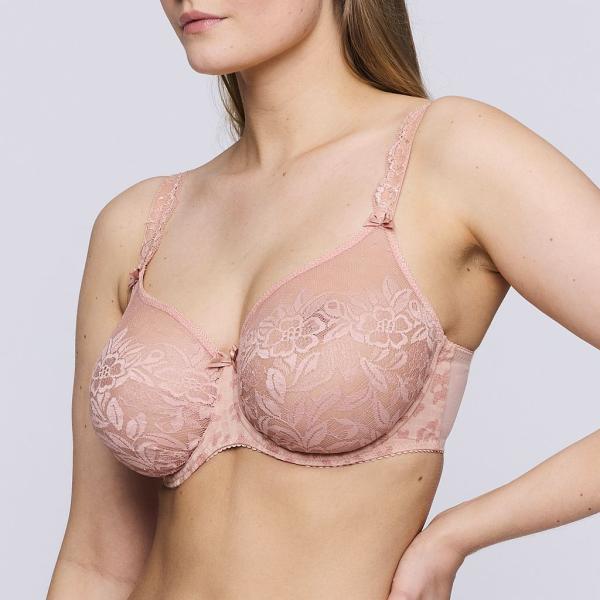 PrimaDonna Madison full cup wire bra seamless C-H cup, color sweet dust