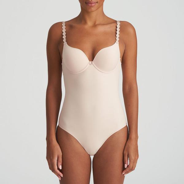 Marie Jo Tom body with fiberfilled Cups, color caffe latte