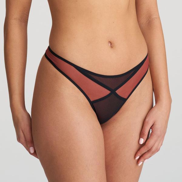Marie Jo Fezz thong, color italian brown