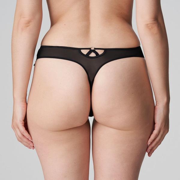 PrimaDonna Twist First Night thong, color black