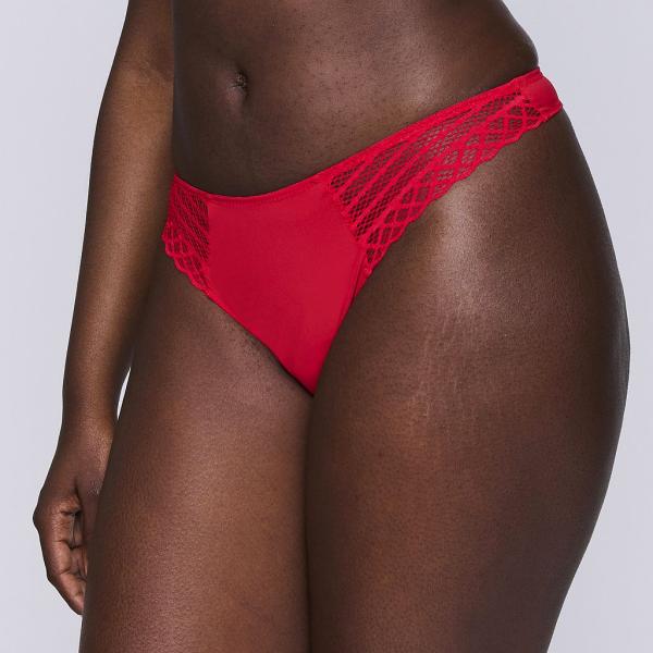 PrimaDonna Twist East End thong, color true red