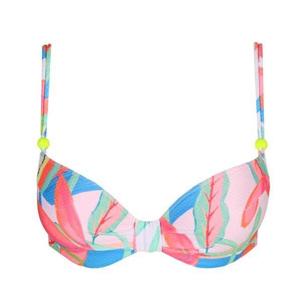 Marie Jo Swim Tarifa Bikini top heart shape padded, color tropical blossom