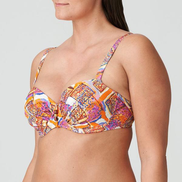 PrimaDonna Swim Navalato Bikini top balcony padded, color summer sunset