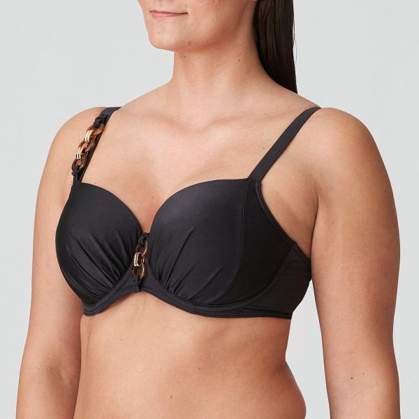 PrimaDonna Swim Barrani Bikini top balcony padded, color roast coffee