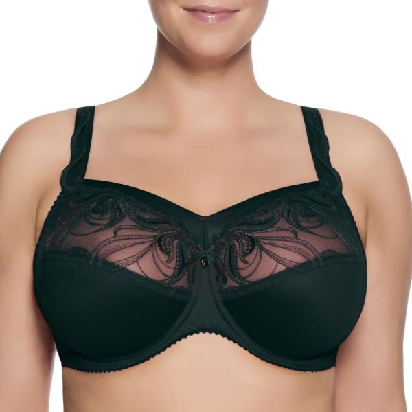 Ulla Lingerie Féminine bra Carmen cup H-I, color black