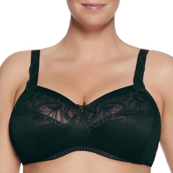 Ulla Lingerie Féminine bra Carmen cup D-G, color black