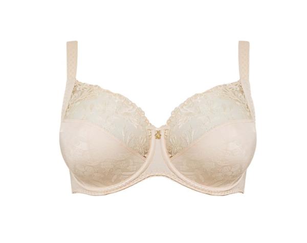 Ulla Lingerie Féminine Jasmin wire bra cup B-L, color powder