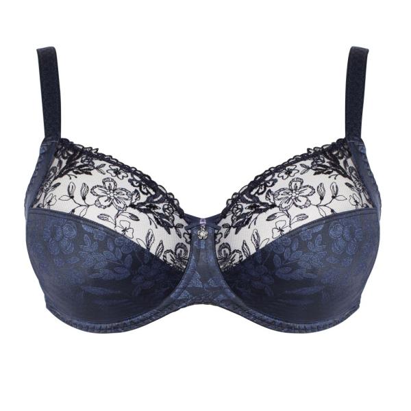 Ulla Lingerie Féminine Bügel BH Jasmin Cup B - L, Farbe midnight