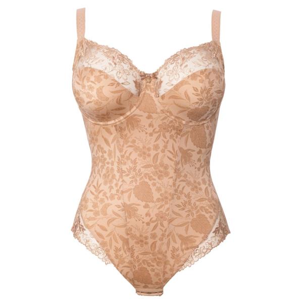 Ulla Lingerie Féminine Jasmin body cup B-G, color cinnamon