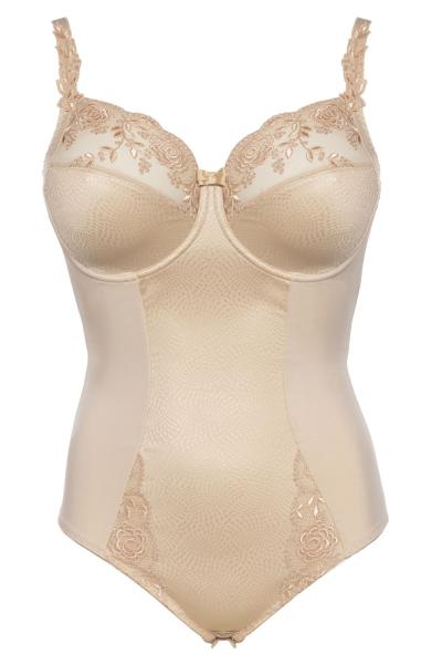 Ulla Lingerie Féminine body Ella cup D-G, color bisque