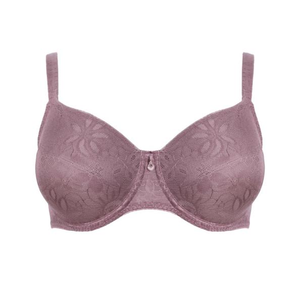 Ulla Lingerie Féminine wired bra  Alice H-I cup, color fig