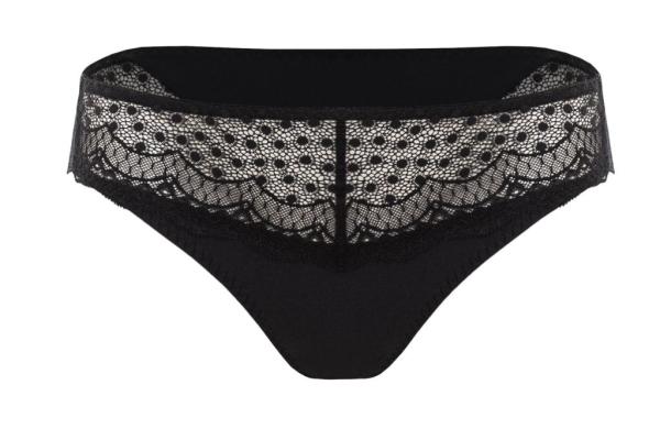 Ulla Lingerie Féminine Slip Josy 36-46, Farbe schwarz