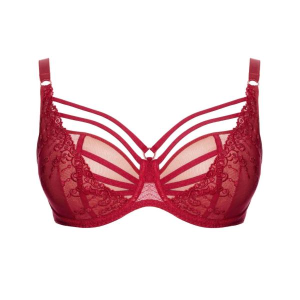 Ulla Lingerie Féminine wired bra Exclusive Line D-I cup, color sunset