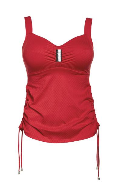 Ulla Lingerie Féminine tankini St. Tropez Cup B-G, color red