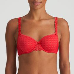 Marie Jo Avero non padded full cup seamless bra B-E cup, color scarlet