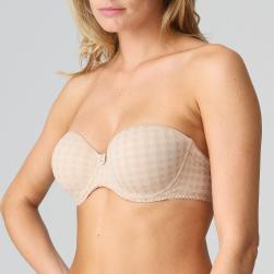 Preview: Marie Jo Avero strapless bra preshaped fiberfill, color caffe latte