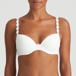 Marie Jo Avero padded bra deep plunge B-F cup, color natural