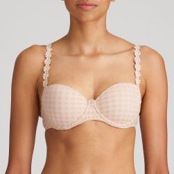 Marie Jo Avero padded bra - balcony A-F cup, color caffe latte