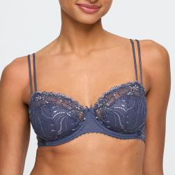 Marie Jo Jane balcony half padded A-E cup, color blue shadow