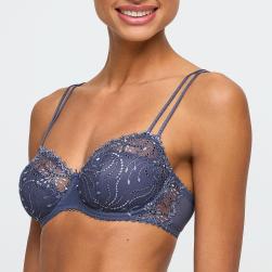 Preview: Marie Jo Jane balcony half padded A-E cup, color blue shadow