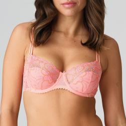 Marie Jo Jane balcony half padded wire bra A-E cup, color florida