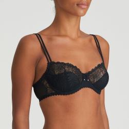 Preview: Marie Jo Jane half padded balcony bra A-E cup, color black
