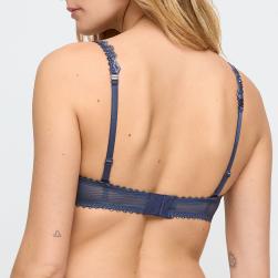 Preview: Marie Jo Jane padded wire bra heart shape A-E cup, color blue shadow