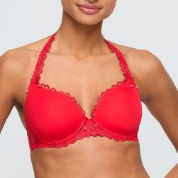 Preview: Marie Jo Jane padded wire bra heart shape A-E cup, color true red