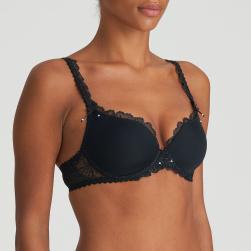 Preview: Marie Jo Jane padded wire bra heart shape A-E cup, color black