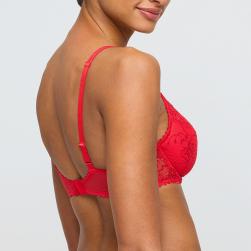 Preview: Marie Jo Jane push up removable pads A-E cup, color true red