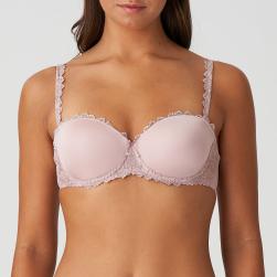 Marie Jo Jane padded bra - strapless B-E cup, color bois de rose