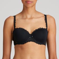 Marie Jo Jane wire bra strapless, color black