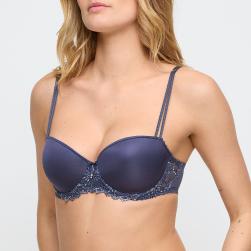 Preview: Marie Jo Jane padded bra - balcony B-F cup, color blue shadow
