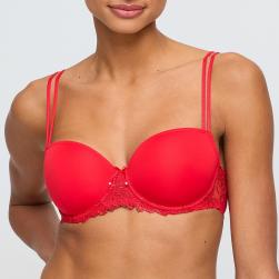 Marie Jo Jane padded bra - balcony B-F cup, color true red