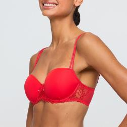 Preview: Marie Jo Jane padded bra - balcony B-F cup, color true red
