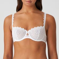 Marie Jo Christy Außenträger Bügel BH vertikale Naht Cup B-E, Farbe weiss