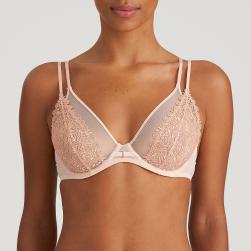 Marie Jo Danae plunge bra B-E cup, color pinot rose