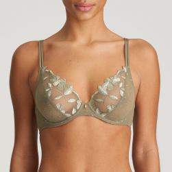 Marie Jo Agnes full cup wire bra B-E cup, color golden olive