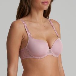 Preview: Marie Jo Agnes padded wire bra heart shape A-E cup, color vintage pink