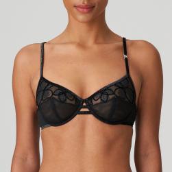 Marie Jo Lous full cup wire bra A-E cup, color black