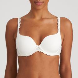 Marie Jo Nellie padded wire bra heart shape A-F cup, color natural