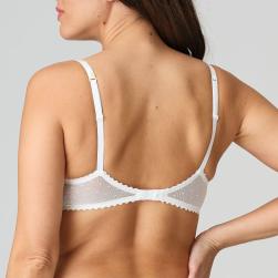 Preview: Marie Jo Chen padded bra - balcony B-F cup, color white yacht