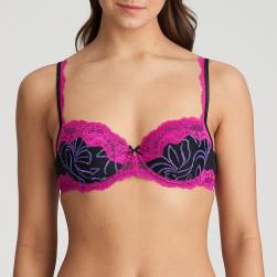 Marie Jo Adelade padded bra - balcony B-F cup, color winter dusk