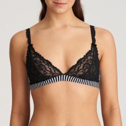 Marie Jo Sydny bralette, color tuxedo black