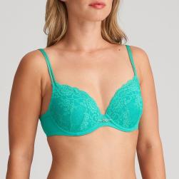 Preview: Marie Jo Melipha padded wire bra heart shape A-E cup, color vivid green